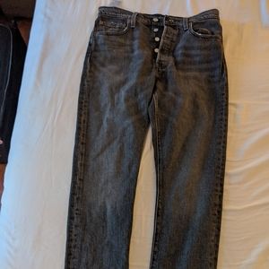 Gray-black Levi's jeans